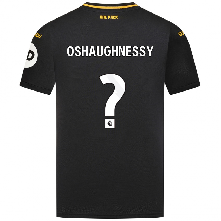 Kinder Joe Oshaughnessy #0 Schwarz Auswärtstrikot Trikot 2024/25 T-Shirt