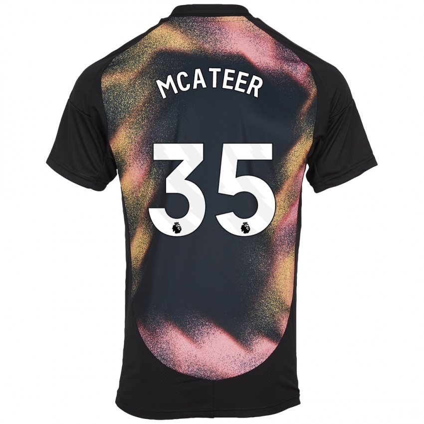 Kinder Kasey Mcateer #35 Schwarz Weiß Auswärtstrikot Trikot 2024/25 T-Shirt