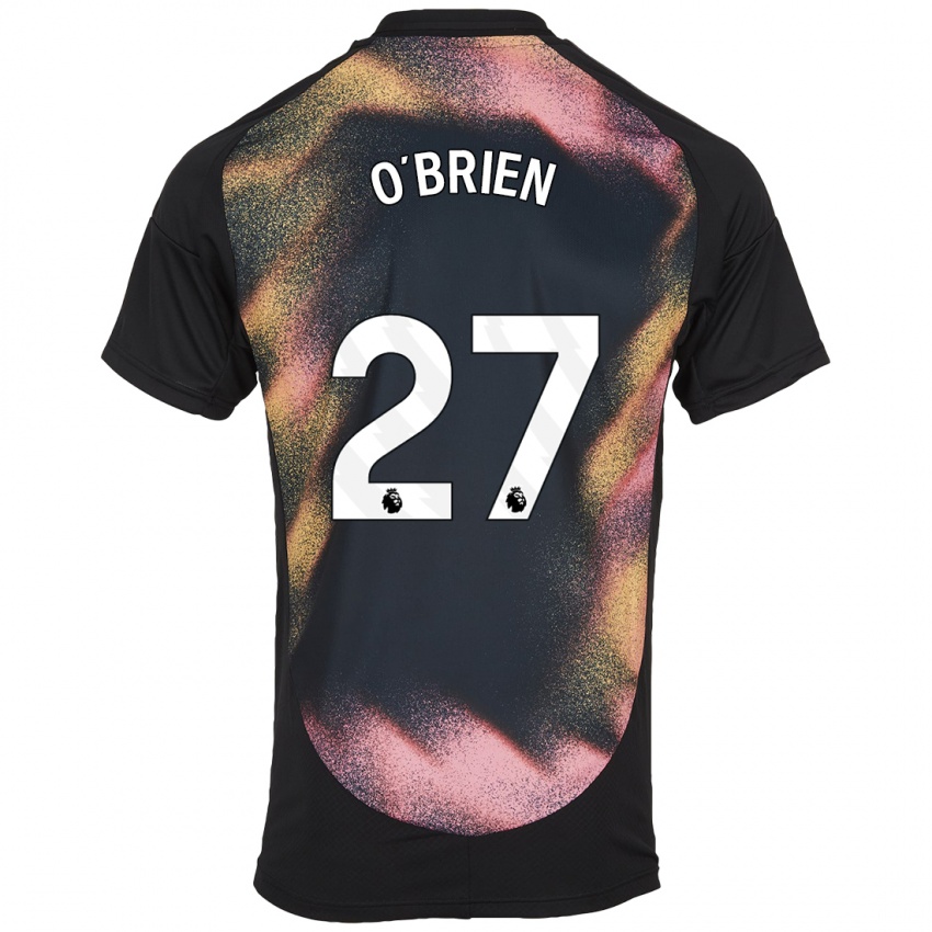 Kinder Shannon O'brien #27 Schwarz Weiß Auswärtstrikot Trikot 2024/25 T-Shirt