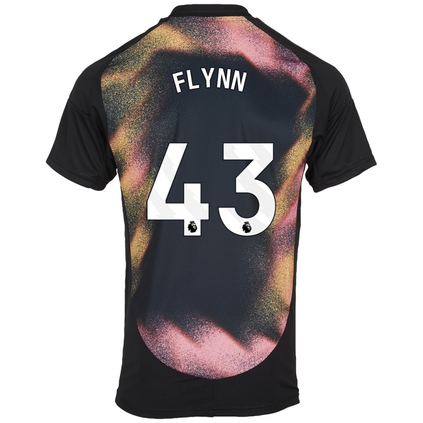 Kinder Shane Flynn #43 Schwarz Weiß Auswärtstrikot Trikot 2024/25 T-Shirt