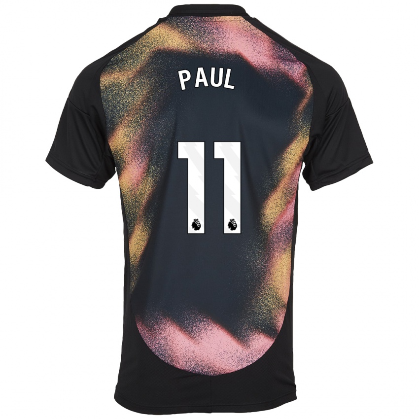 Kinder Lachante Paul #11 Schwarz Weiß Auswärtstrikot Trikot 2024/25 T-Shirt