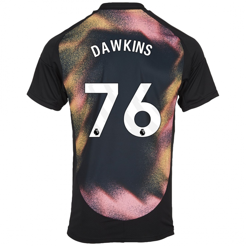 Kinder Kartell Dawkins #76 Schwarz Weiß Auswärtstrikot Trikot 2024/25 T-Shirt