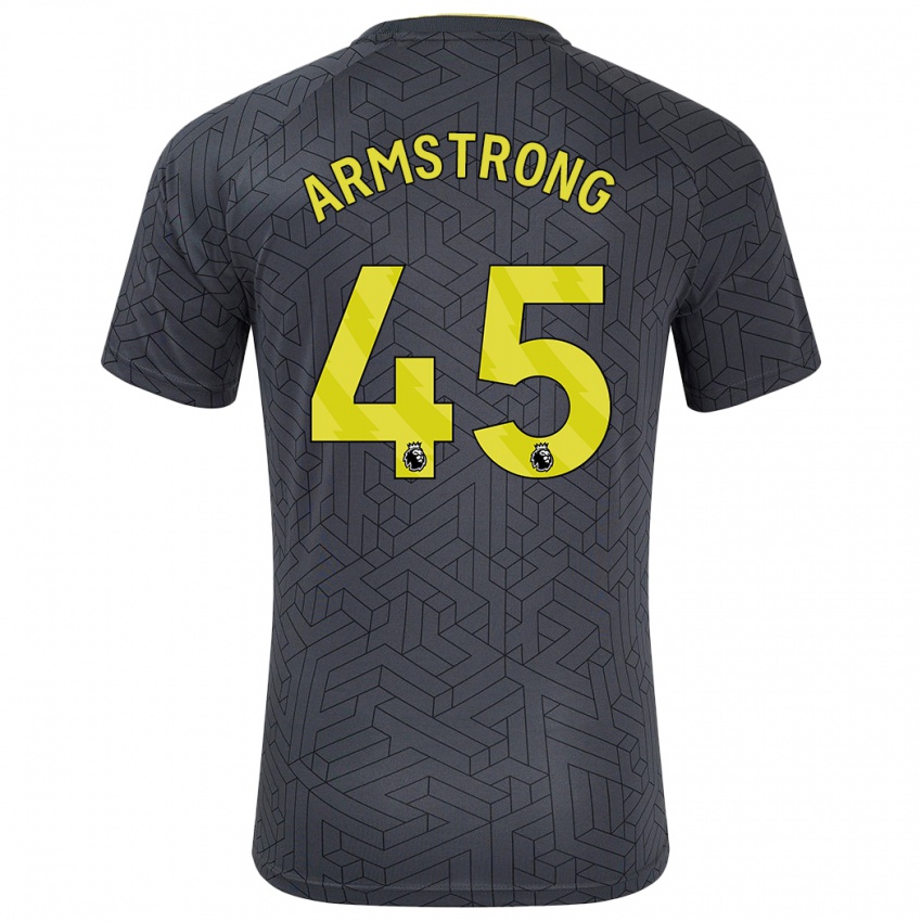 Kinder Harrison Armstrong #45 Schwarz Gelb Auswärtstrikot Trikot 2024/25 T-Shirt