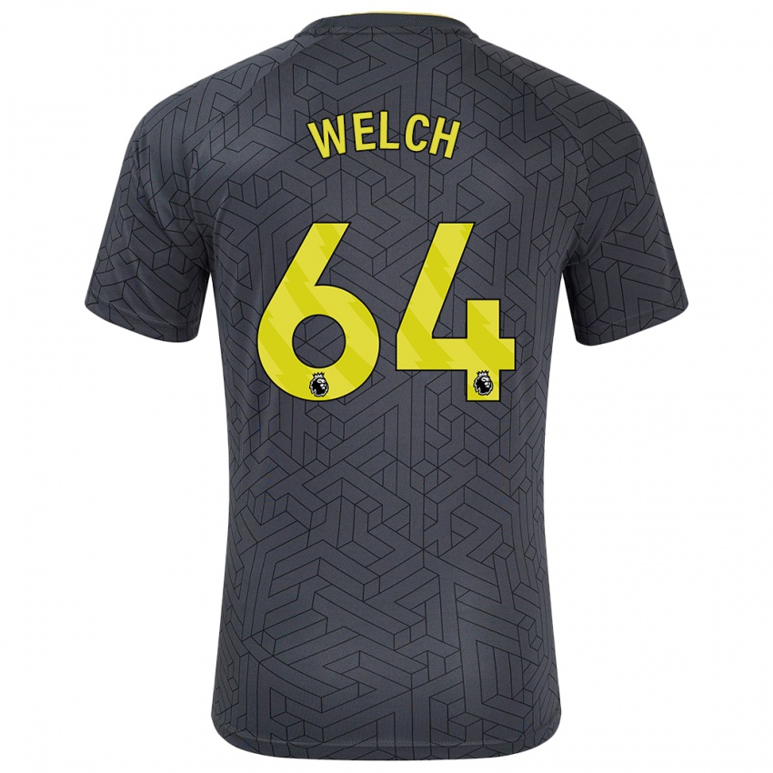 Kinder Reece Welch #64 Schwarz Gelb Auswärtstrikot Trikot 2024/25 T-Shirt