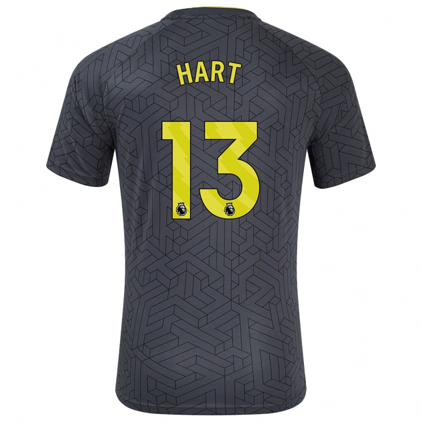 Kinder Libby Hart #13 Schwarz Gelb Auswärtstrikot Trikot 2024/25 T-Shirt