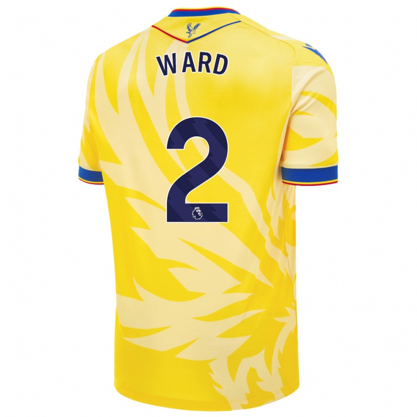 Kinder Joel Ward #2 Gelb Auswärtstrikot Trikot 2024/25 T-Shirt