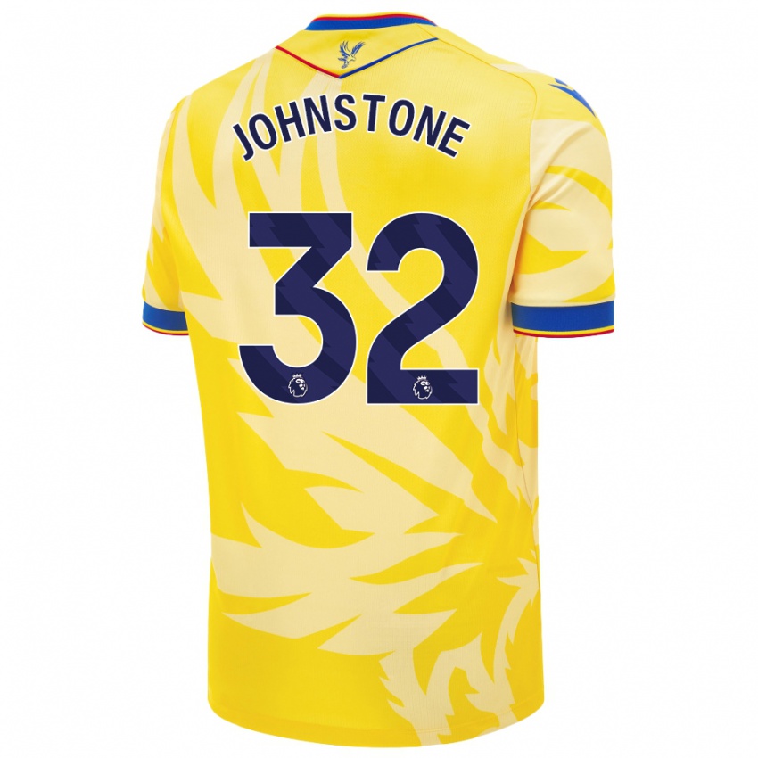 Kinder Sam Johnstone #32 Gelb Auswärtstrikot Trikot 2024/25 T-Shirt