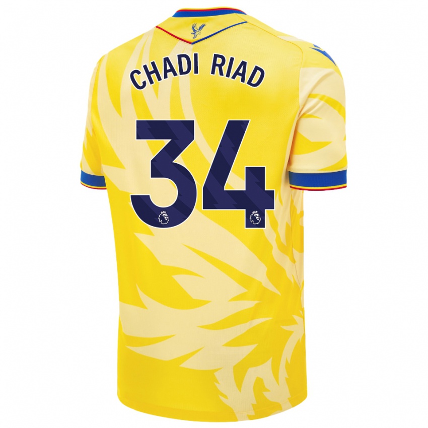 Kinder Chadi Riad #34 Gelb Auswärtstrikot Trikot 2024/25 T-Shirt