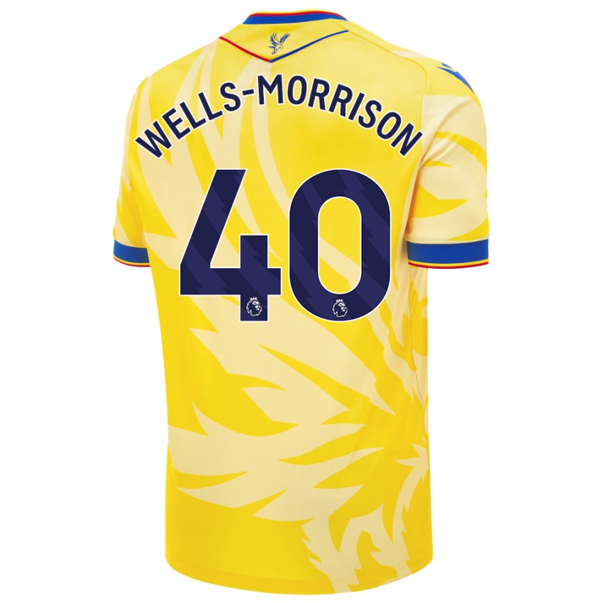 Kinder Jack Wells-Morrison #40 Gelb Auswärtstrikot Trikot 2024/25 T-Shirt