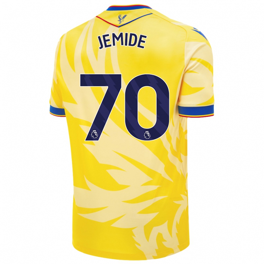 Kinder Mofe Jemide #70 Gelb Auswärtstrikot Trikot 2024/25 T-Shirt