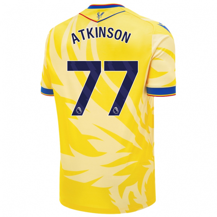 Kinder Isibeal Atkinson #77 Gelb Auswärtstrikot Trikot 2024/25 T-Shirt