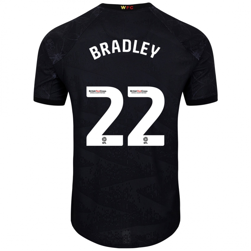 Kinder Jade Bradley #22 Schwarz Weiß Auswärtstrikot Trikot 2024/25 T-Shirt