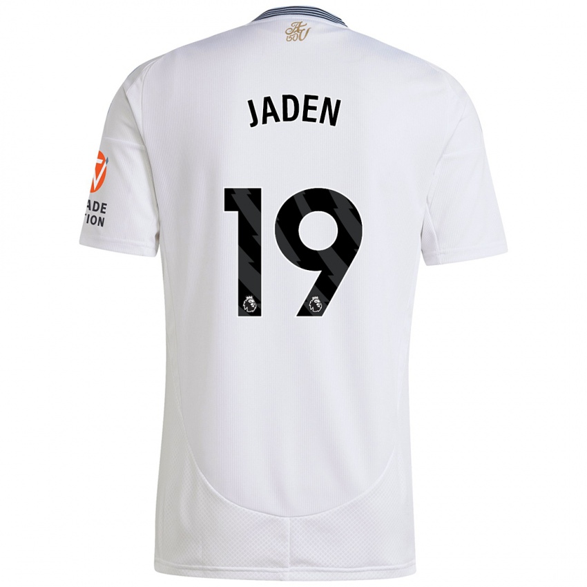 Kinder Jaden Philogene #19 Weiß Auswärtstrikot Trikot 2024/25 T-Shirt