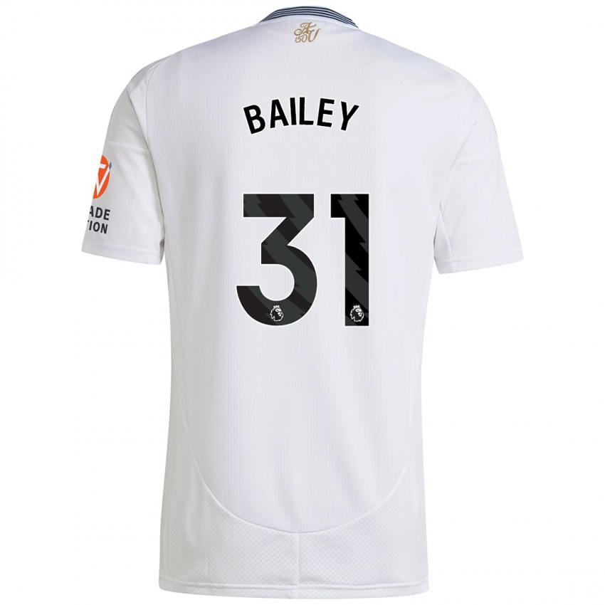 Kinder Leon Bailey #31 Weiß Auswärtstrikot Trikot 2024/25 T-Shirt