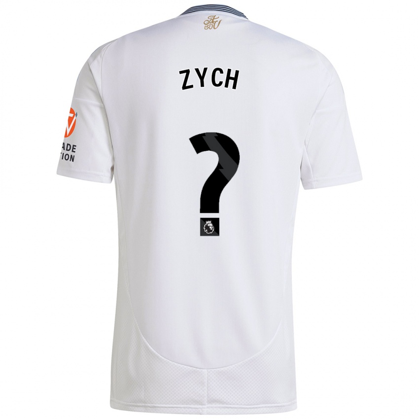 Kinder Oliwier Zych #0 Weiß Auswärtstrikot Trikot 2024/25 T-Shirt