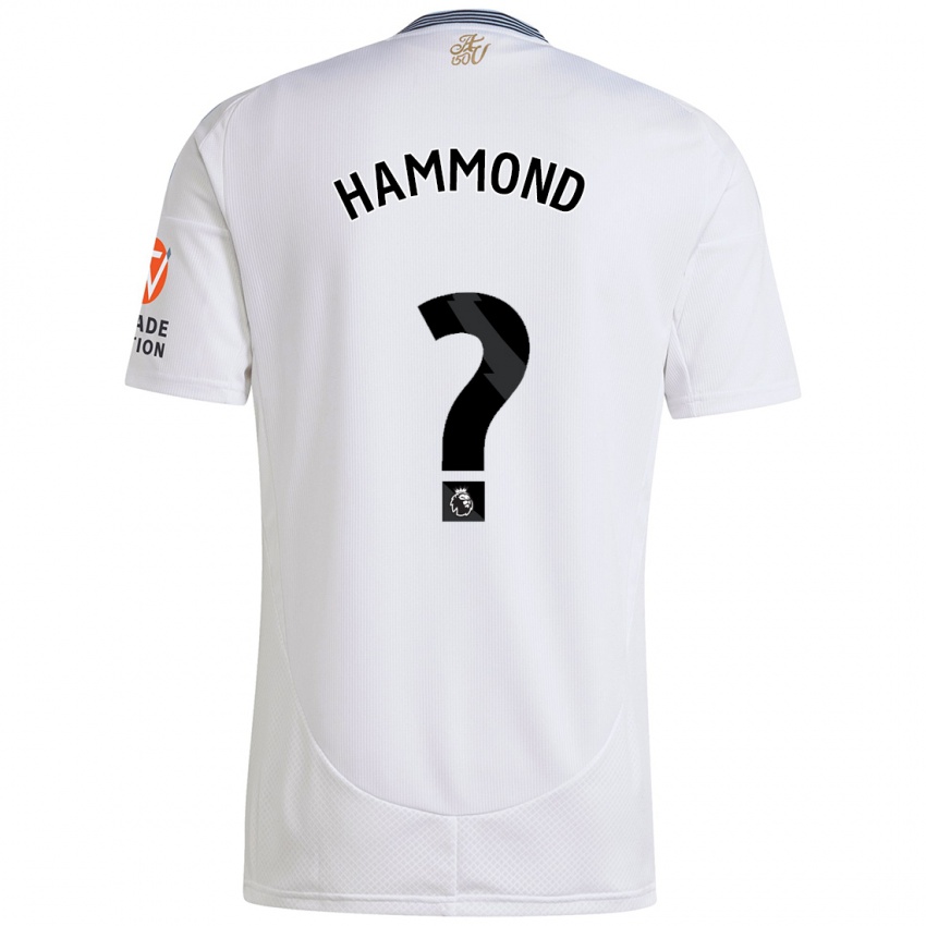 Kinder Alex Hammond #0 Weiß Auswärtstrikot Trikot 2024/25 T-Shirt