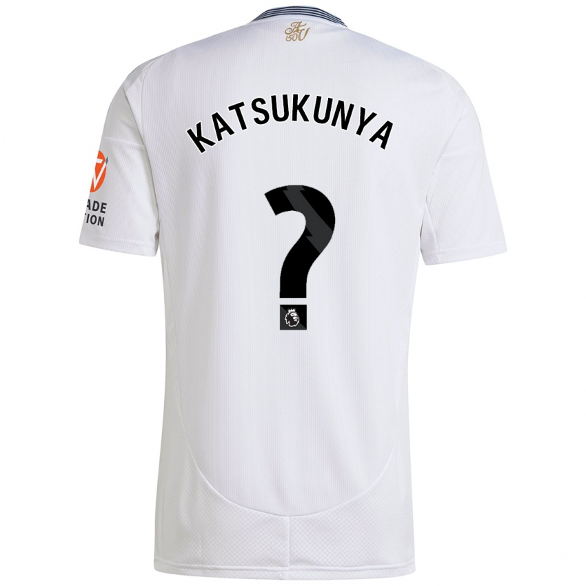 Kinder Thierry Katsukunya #0 Weiß Auswärtstrikot Trikot 2024/25 T-Shirt