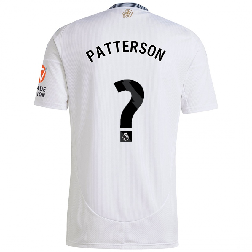 Kinder Travis Patterson #0 Weiß Auswärtstrikot Trikot 2024/25 T-Shirt