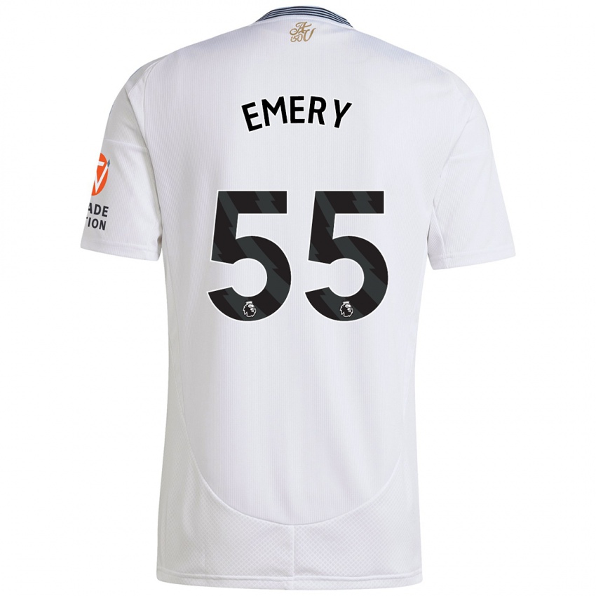 Kinder Lander Emery #55 Weiß Auswärtstrikot Trikot 2024/25 T-Shirt