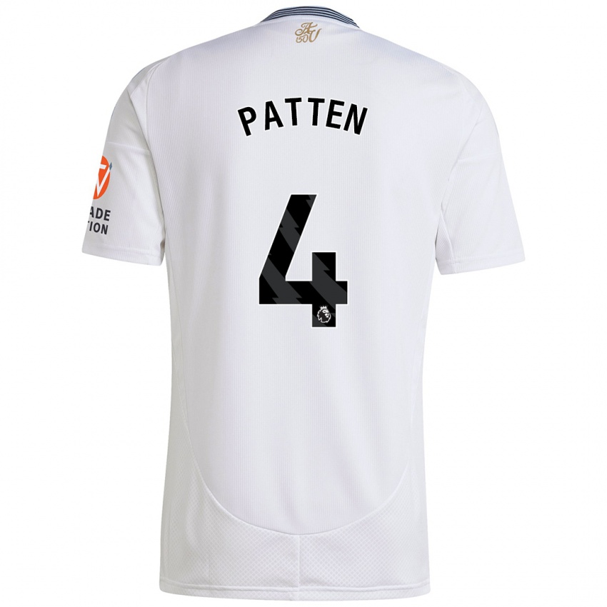 Kinder Anna Patten #4 Weiß Auswärtstrikot Trikot 2024/25 T-Shirt