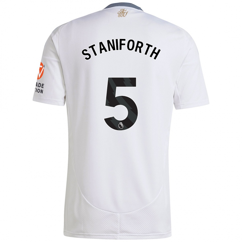 Kinder Lucy Staniforth #5 Weiß Auswärtstrikot Trikot 2024/25 T-Shirt