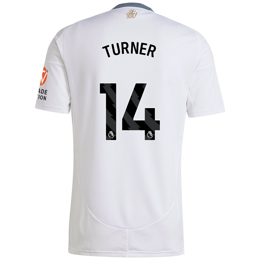 Kinder Danielle Turner #14 Weiß Auswärtstrikot Trikot 2024/25 T-Shirt