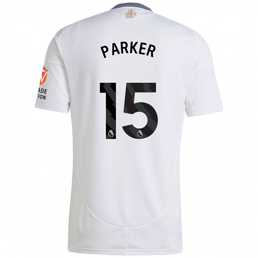 Kinder Lucy Parker #15 Weiß Auswärtstrikot Trikot 2024/25 T-Shirt