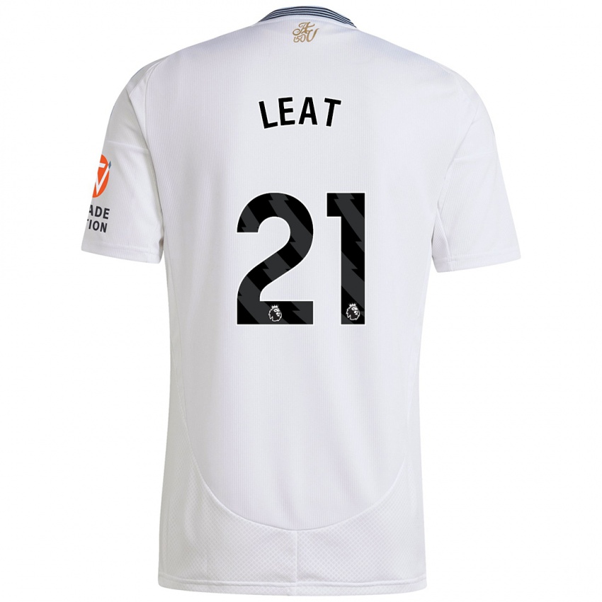 Kinder Anna Leat #21 Weiß Auswärtstrikot Trikot 2024/25 T-Shirt