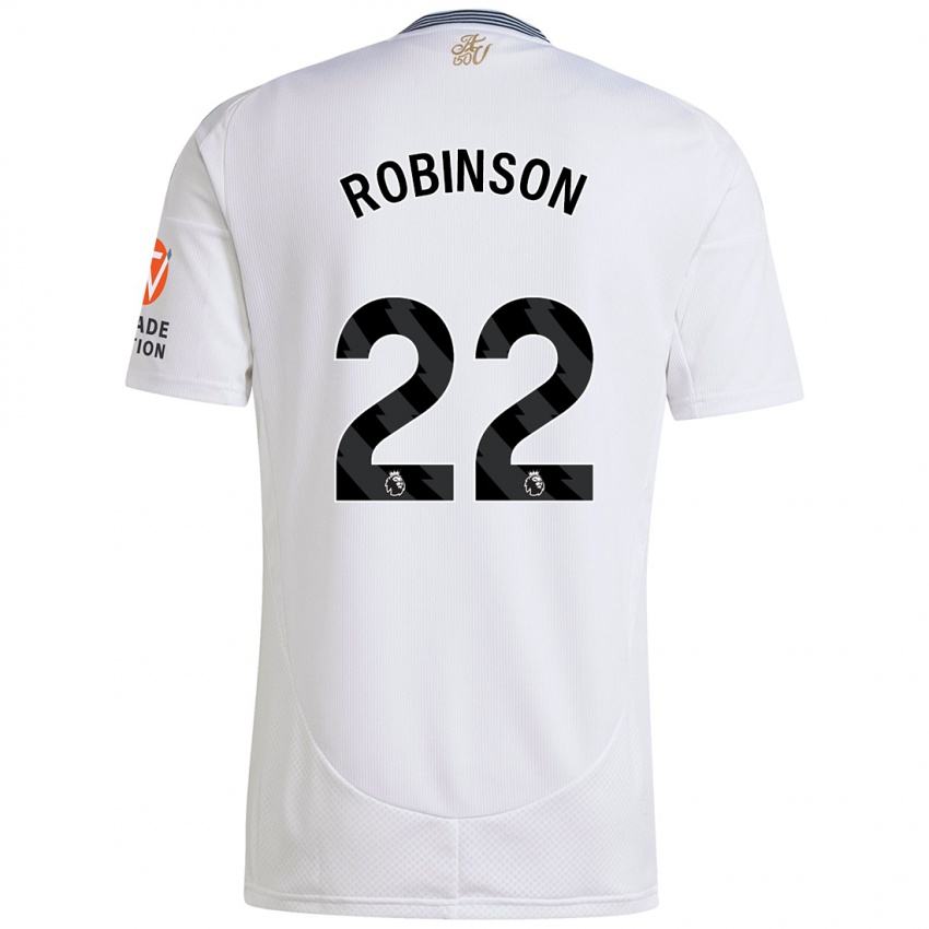 Kinder Katie Robinson #22 Weiß Auswärtstrikot Trikot 2024/25 T-Shirt