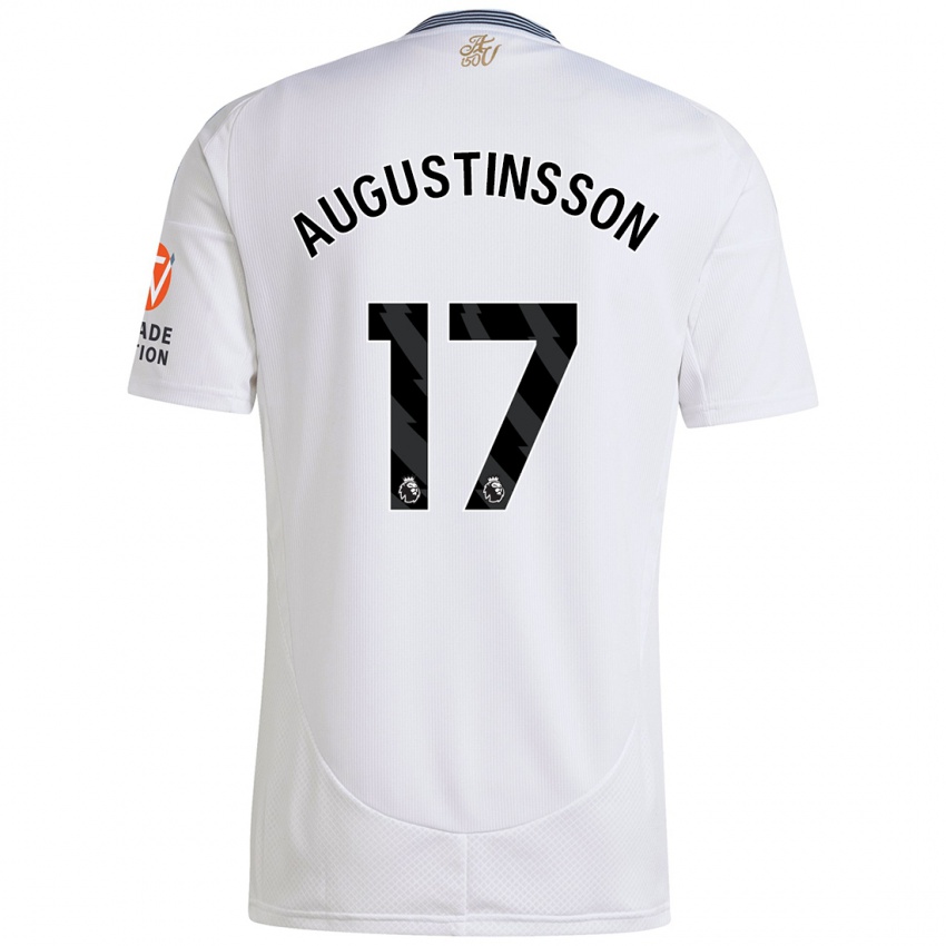 Kinder Ludwig Augustinsson #17 Weiß Auswärtstrikot Trikot 2024/25 T-Shirt