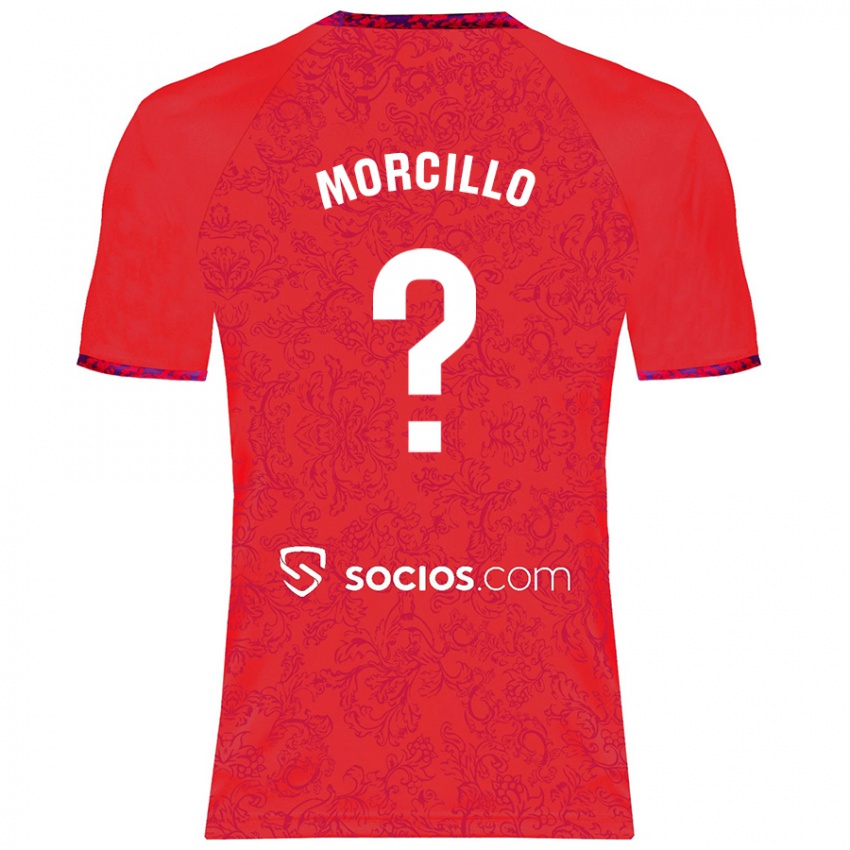 Kinder Raquel Morcillo #0 Rot Auswärtstrikot Trikot 2024/25 T-Shirt