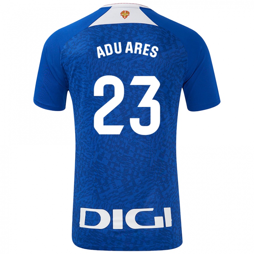 Kinder Adu Ares #23 Königsblau Auswärtstrikot Trikot 2024/25 T-Shirt