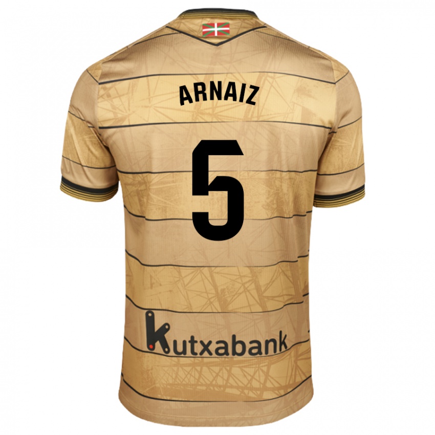 Kinder Iris Arnaiz #5 Braun Auswärtstrikot Trikot 2024/25 T-Shirt