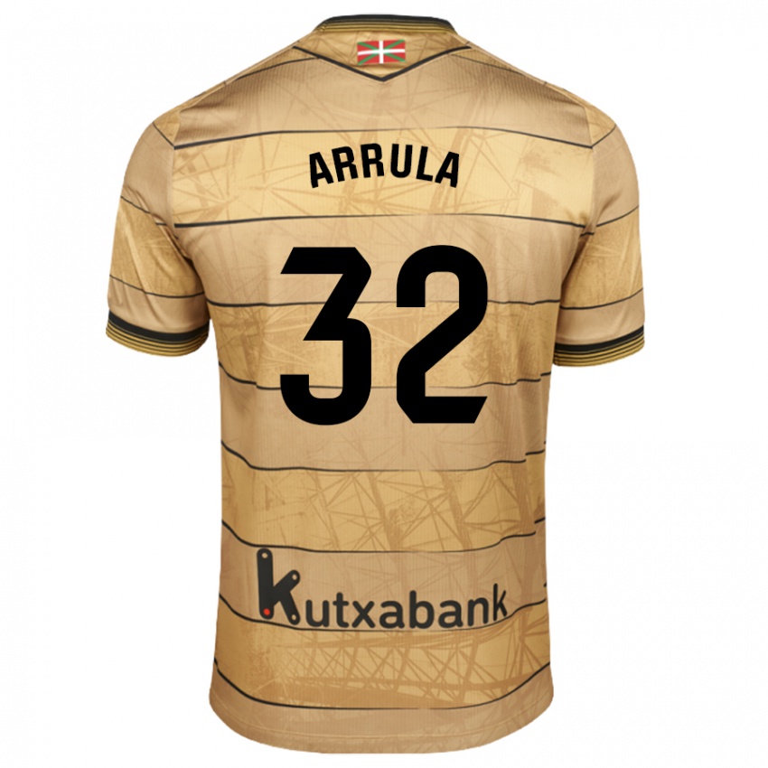 Kinder Julia Arrula #32 Braun Auswärtstrikot Trikot 2024/25 T-Shirt