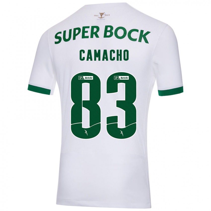 Kinder Rafael Camacho #83 Weiß Grün Auswärtstrikot Trikot 2024/25 T-Shirt