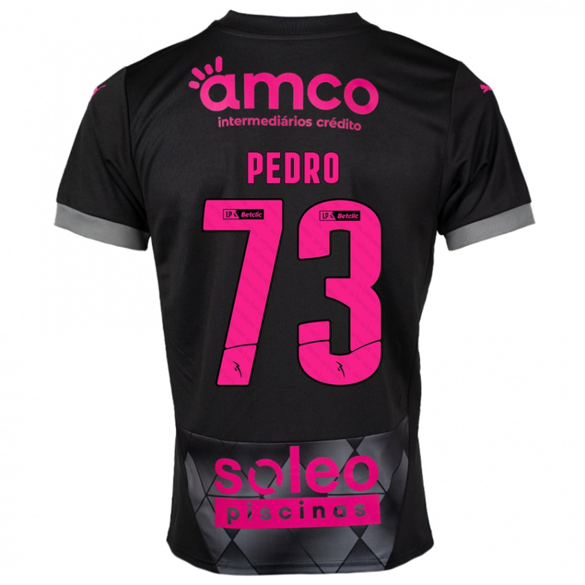 Kinder Zé Pedro #73 Schwarz Rosa Auswärtstrikot Trikot 2024/25 T-Shirt