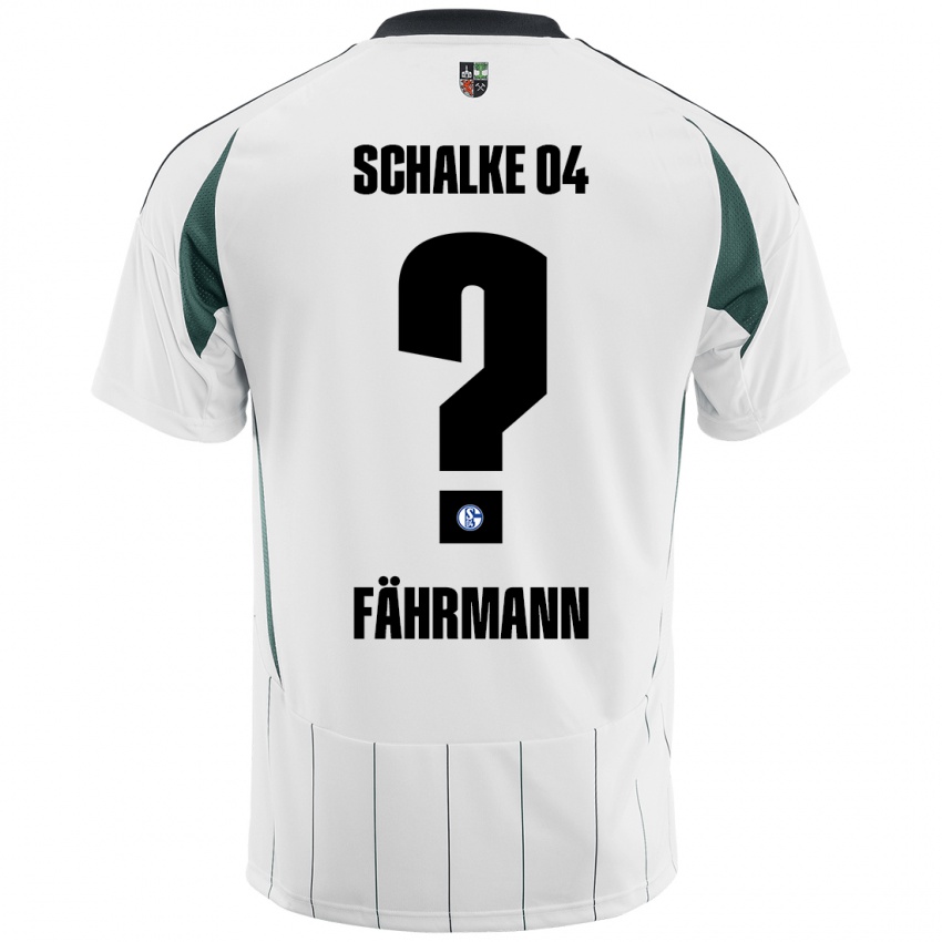 Kinder Ralf Fährmann #0 Weiß Grün Auswärtstrikot Trikot 2024/25 T-Shirt