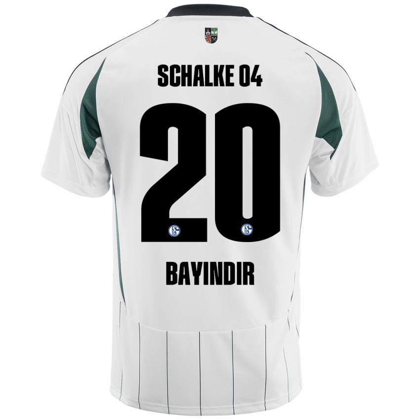 Kinder Aris Bayindir #20 Weiß Grün Auswärtstrikot Trikot 2024/25 T-Shirt