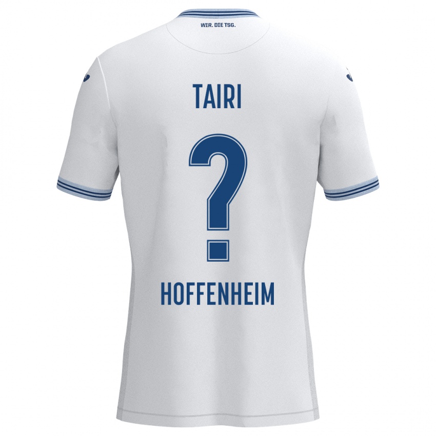 Kinder Zidan Tairi #0 Weiß Blau Auswärtstrikot Trikot 2024/25 T-Shirt