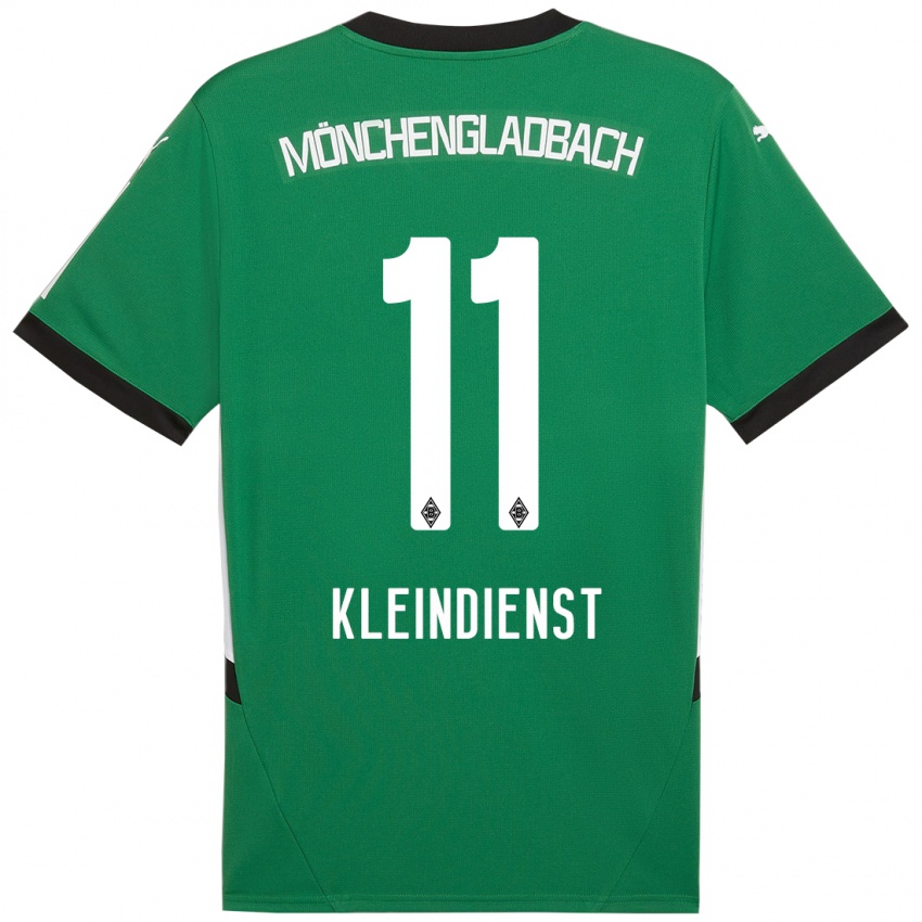 Kinder Tim Kleindienst #11 Grün Weiß Auswärtstrikot Trikot 2024/25 T-Shirt