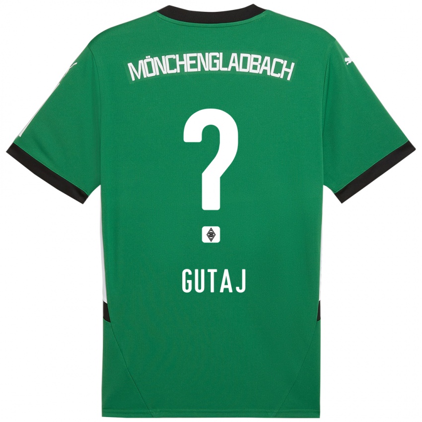 Kinder Lindsay Gutaj #0 Grün Weiß Auswärtstrikot Trikot 2024/25 T-Shirt