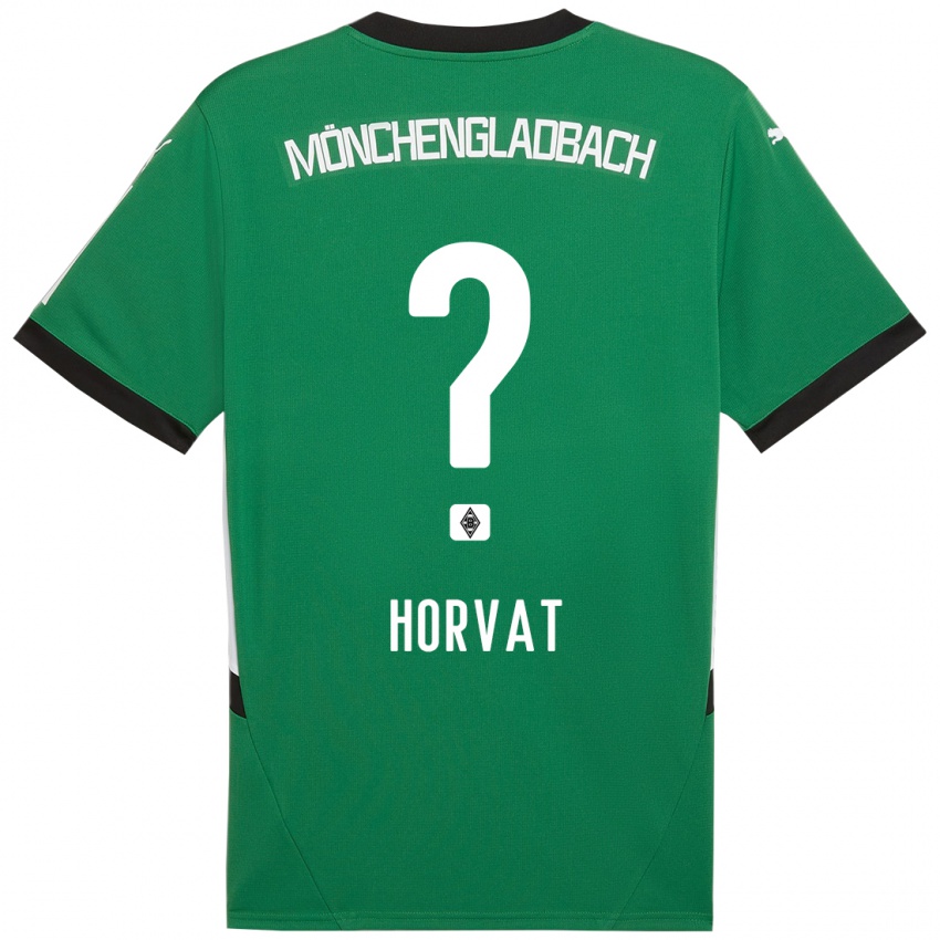 Kinder Niko Horvat #0 Grün Weiß Auswärtstrikot Trikot 2024/25 T-Shirt