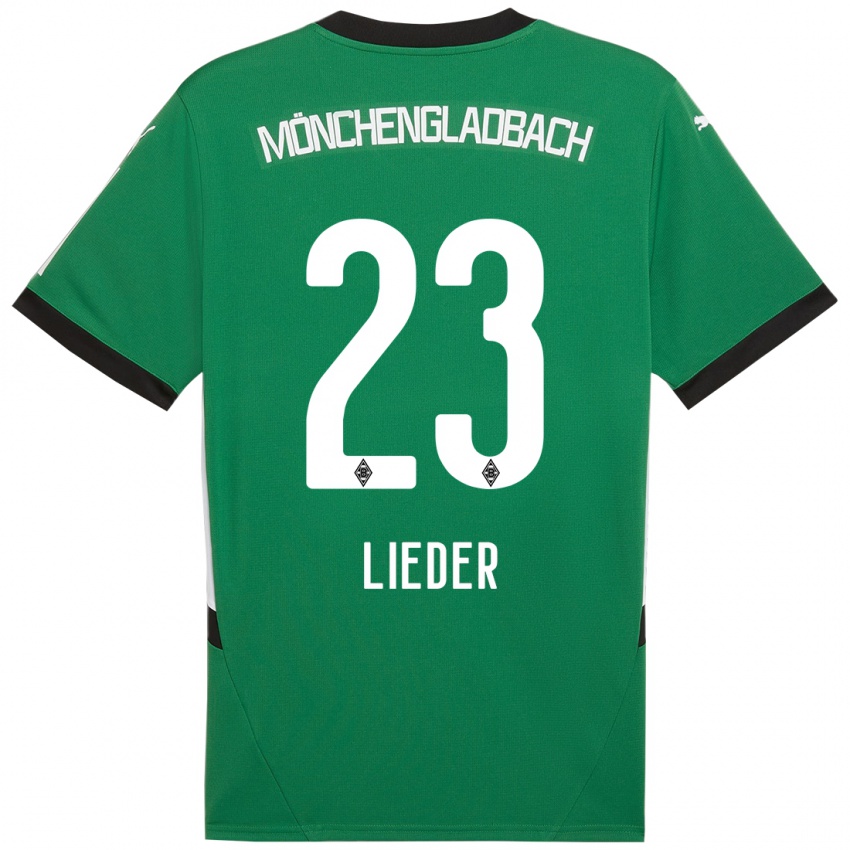 Kinder Michel Lieder #23 Grün Weiß Auswärtstrikot Trikot 2024/25 T-Shirt