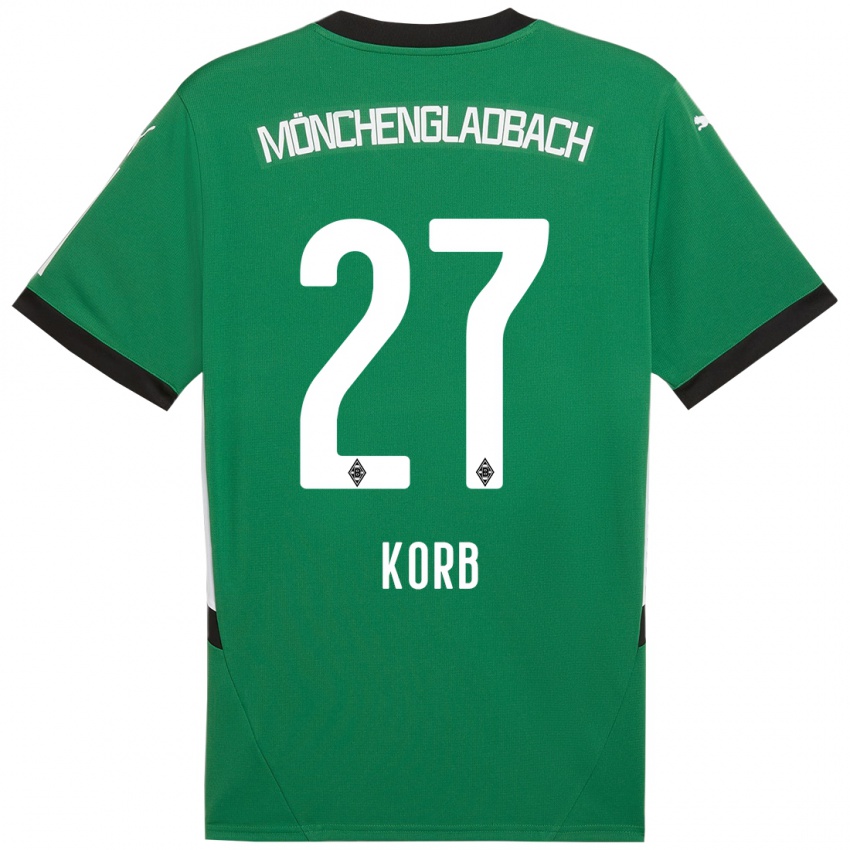 Kinder Julian Korb #27 Grün Weiß Auswärtstrikot Trikot 2024/25 T-Shirt