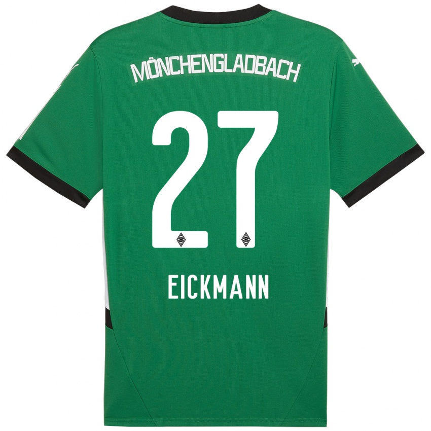 Kinder Mia Eickmann #27 Grün Weiß Auswärtstrikot Trikot 2024/25 T-Shirt