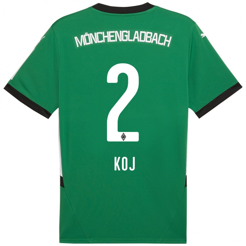 Kinder Julia Koj #2 Grün Weiß Auswärtstrikot Trikot 2024/25 T-Shirt