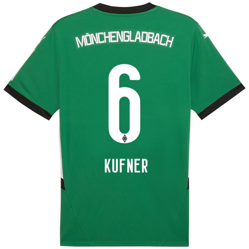 Kinder Anne-Catherine Kufner #6 Grün Weiß Auswärtstrikot Trikot 2024/25 T-Shirt