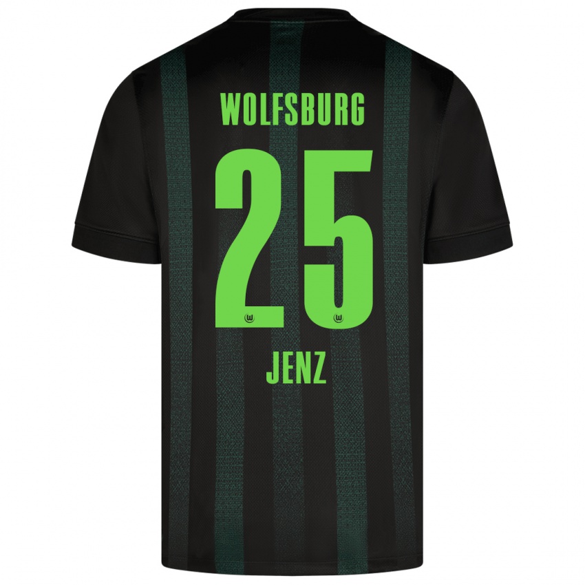 Kinder Moritz Jenz #25 Dunkelgrün Auswärtstrikot Trikot 2024/25 T-Shirt