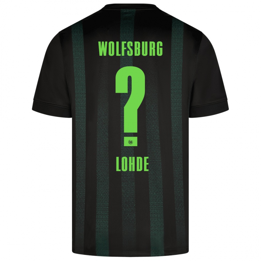 Kinder Sven Lohde #0 Dunkelgrün Auswärtstrikot Trikot 2024/25 T-Shirt