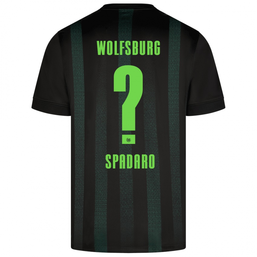 Kinder Michele Spadaro #0 Dunkelgrün Auswärtstrikot Trikot 2024/25 T-Shirt